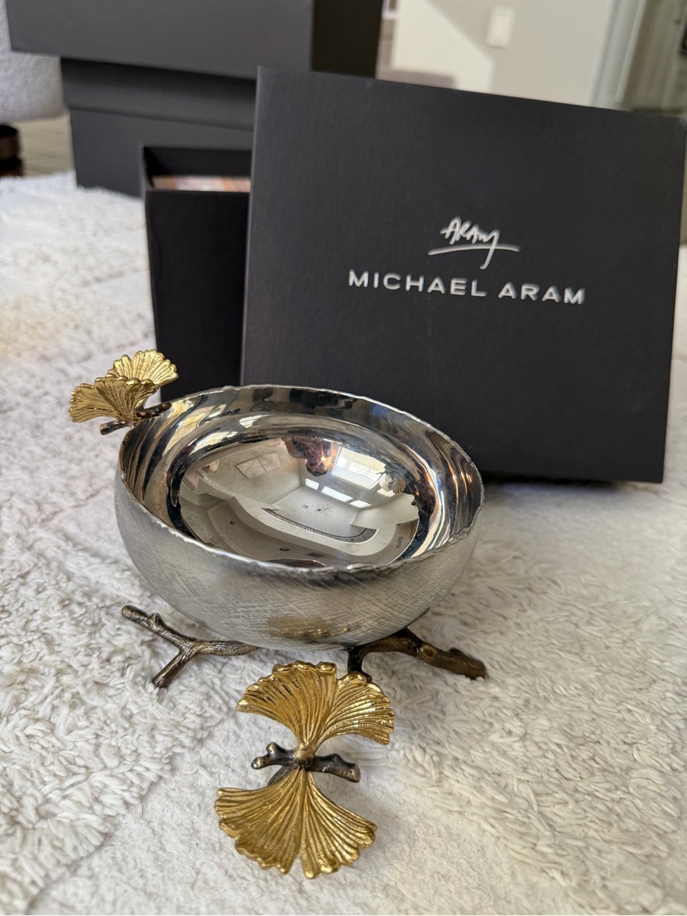 Michael Aram Butterfly Ginkgo Small Bowl - Picture 2 of 6